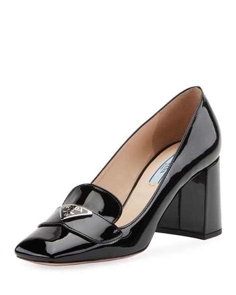 prada loafers discount|prada high heel loafers.